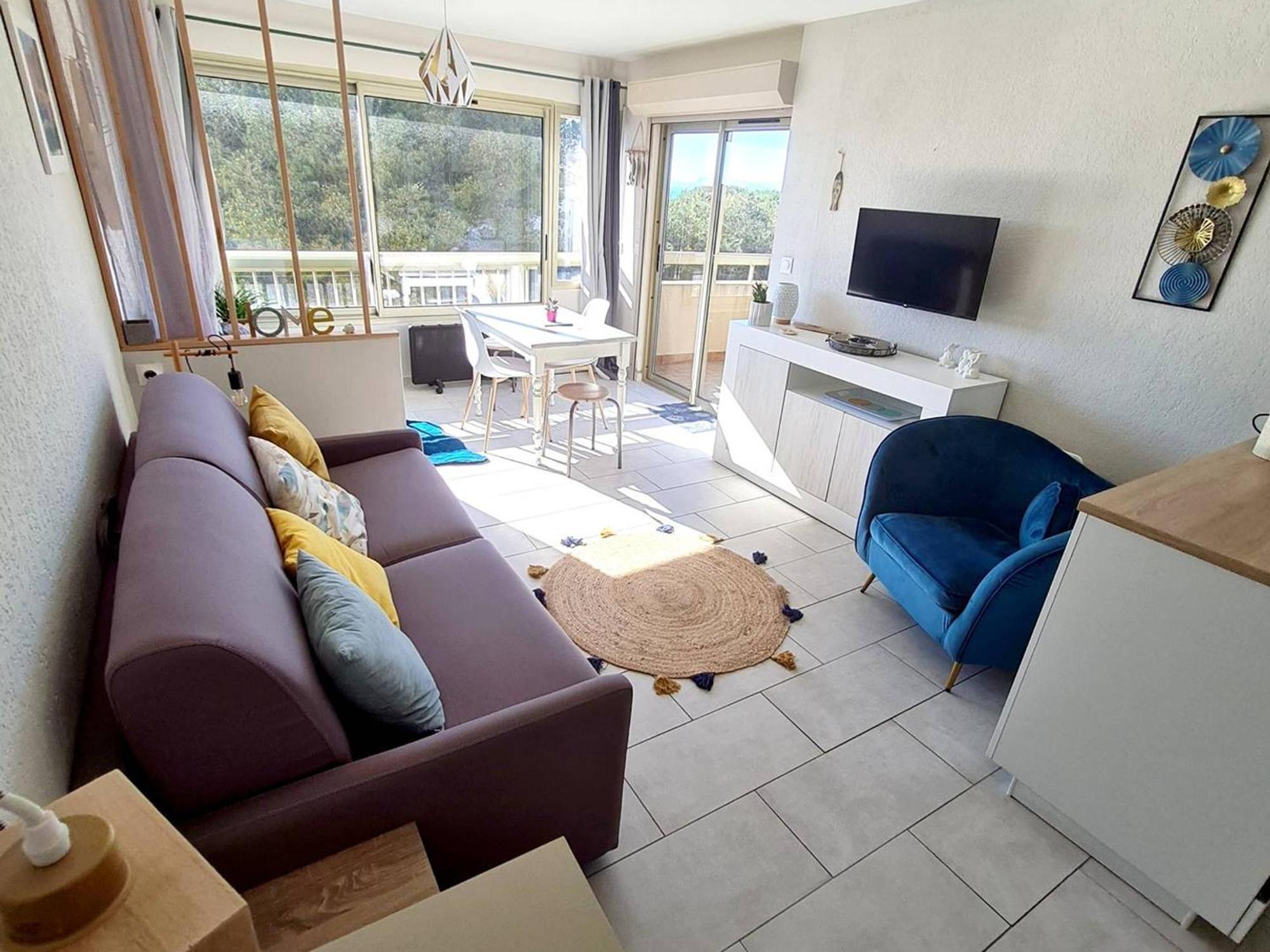 T2 Avec Piscine Et Tennis - Parking - 250 M De La - Fr-1-316-288 * Six-Fours-les-Plages